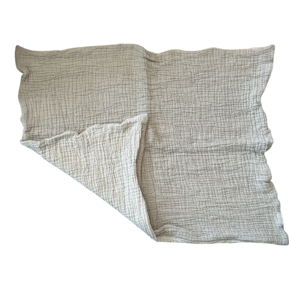 Piu Belle Standard Crinkle Cotton Pillow Sham